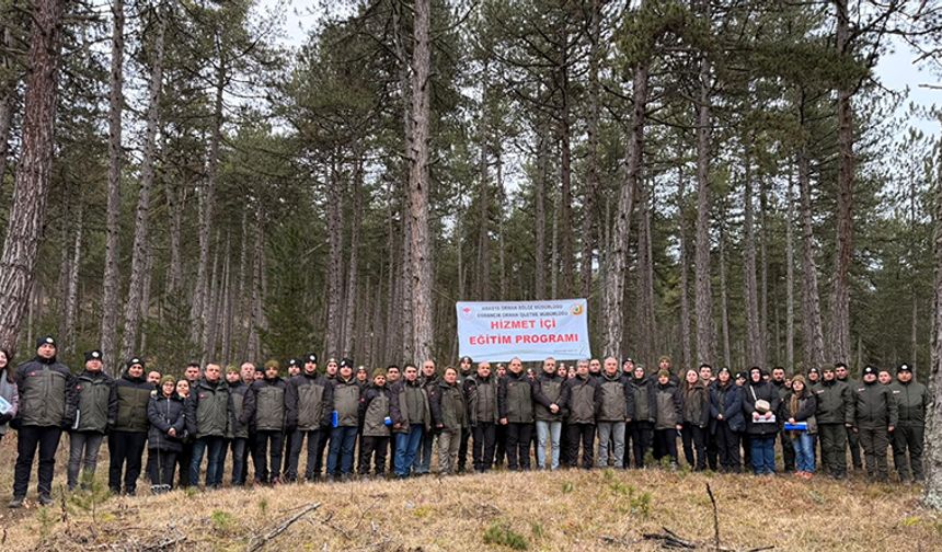 Çorum’daki Orman İşletme Personeline Uygulamalı Eğitim