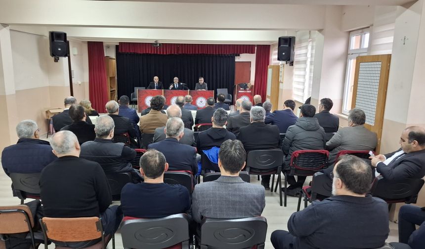 Çağlar, Okul Müdürleri İle Liselerde Ramazan Etkinlilerini Görüştü