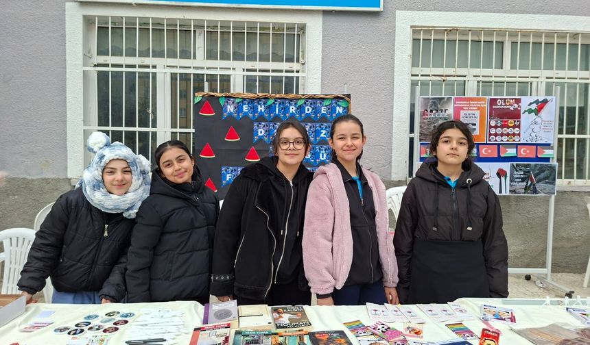 Sungurlu İmam Hatip Ortaokulu’ndan Filistin ve Gazze’ye Destek Kermesi