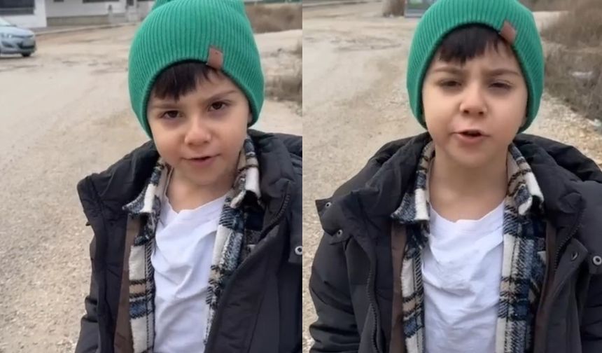 Başkan Aşgın’a Seslenen Minik Alparslan İsteklerini Sıraladı