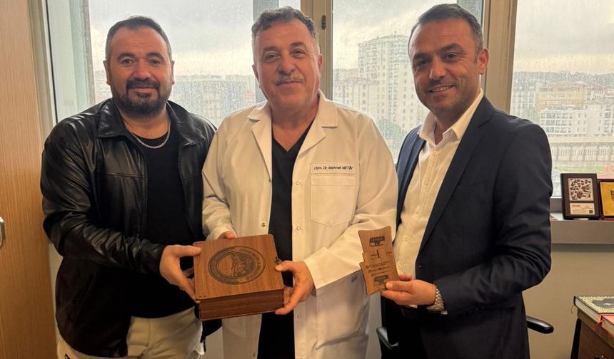 Başkan Karaca İle Başkan Kaya’dan Başhekim Yardımcısı Metin’e Ziyaret