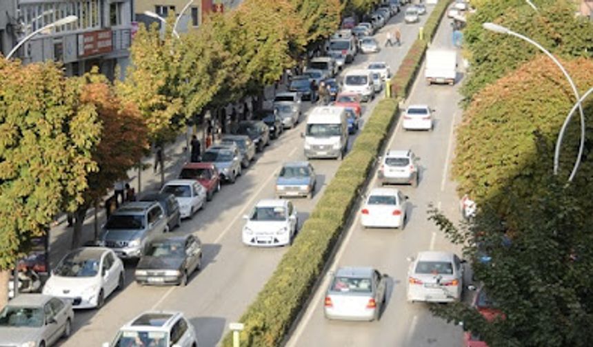 Şehir Trafiğindeki Araç Sayısı Belli Oldu!