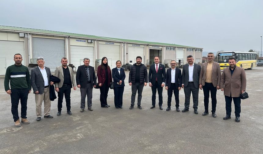 Mahalle Muhtarlarından Belediye Yeni Birim Müdürlerine Ziyaret