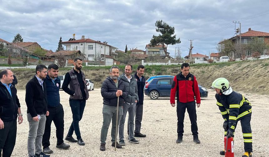 Osmancık Devlet Hastanesi’nde Yangın Eğitimi