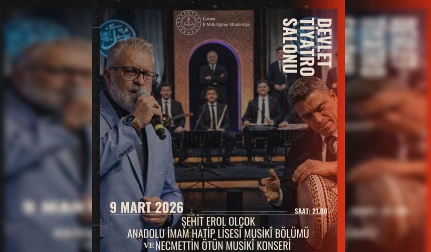 Çorum’da Musiki Zirvesi: Şampiyonlar Aynı Sahneyi Paylaşacak