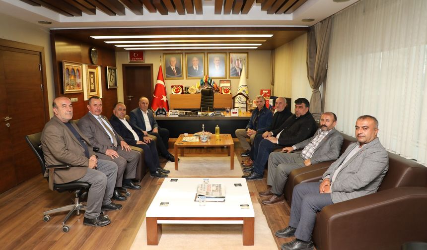 Eyüpsultan Kaymakamı Yurt, Başkan Arslan İle Bir Araya Geldi