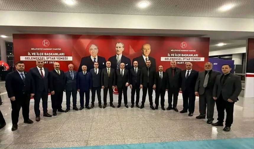 Başkanlar Ankara’da MHP Lideri Bahçeli’nin Verdiği İftar Programında Buluştu