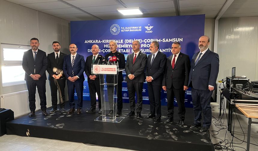 “Çorum Hızlı Tren Hattı İle Türkiye Küresel Boyutta Lojistik Süper Güç Olacak”