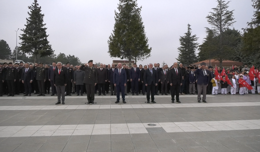 Kahramanlık Destanı Çanakkale Zaferi Şehitlikte Törenle Kutlandı