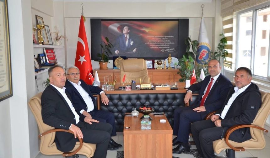 Göynücek Belediye Başkanı Şahin’den Bir Ziyarette Başkan Öncül’e