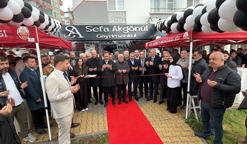 Sefa Akgönül Gayrimenkul Ofisi Görkemli Bir Törenle Hizmete Açıldı