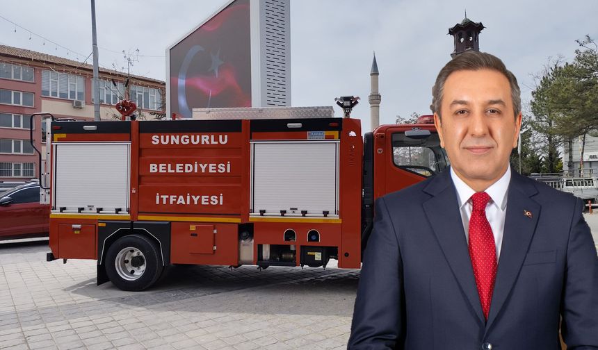 Sungurlu Belediyesi’ne Yeni İtfaiye