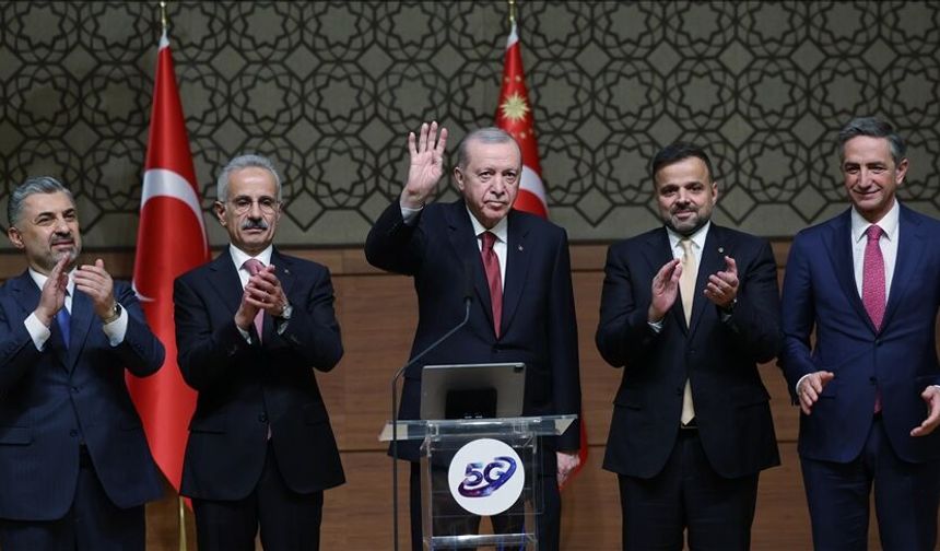 Cumhurbaşkanı Erdoğan'ın Butona Bastı, Türkiye 5G'ye Geçti