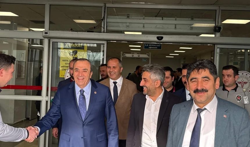 Milletvekili Kayrıcı ve Heyeti, Sağlık Çalışanlarını Acilde Ziyaret Etti