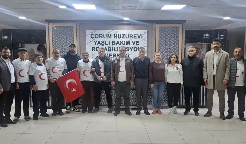 Yaşlılar Haftası’nda Sporla Buluşma: Huzurevinde Renkli Görüntüler