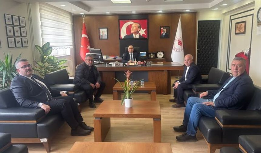 Başkan Ayvaz Ve Yönetimi Taş İle Üreticilere Yönelik Destekleri Görüştü