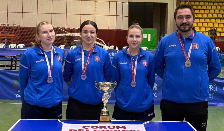 Çorum Belediyespor'un Raketleri Süper Lig'de İkinci