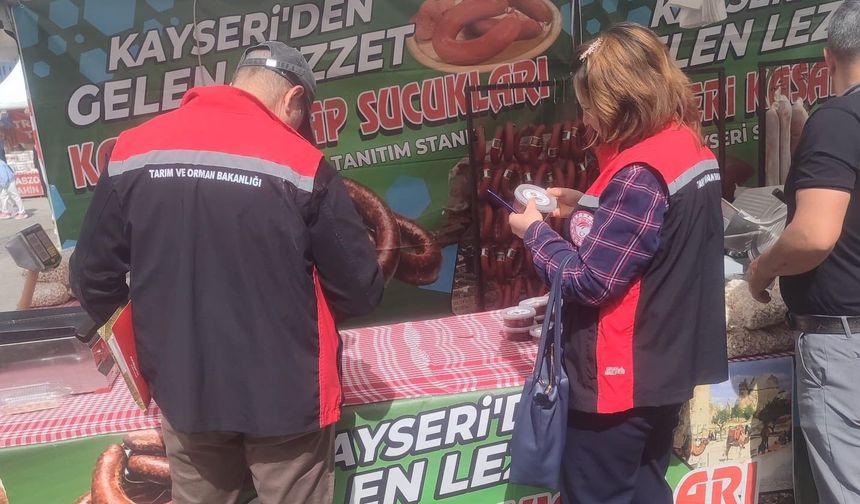 Fuar Alanında Gıda Satış Noktalarına Baskın Gibi Denetim!