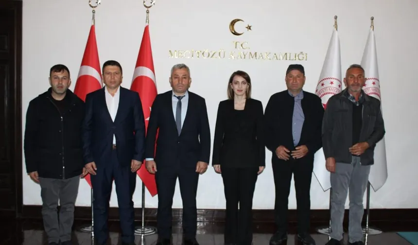 Süt Üreticilerinden Kaymakam Nayman’a Ziyaret