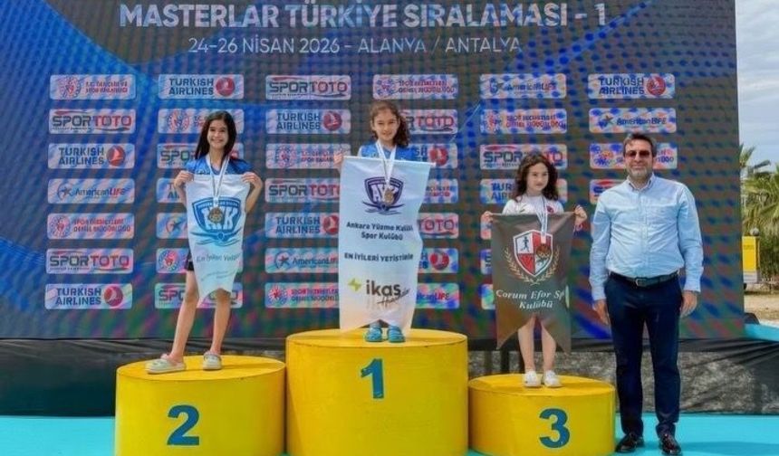 Genç Sporcu Zirveye Koşuyor! Türkiye 3.’lüğü Çorum’a Geldi