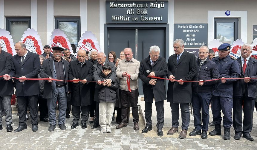 Çorum'da Karamahmut Köyü Ali Gök Kültür Ve Cemevi Açıldı