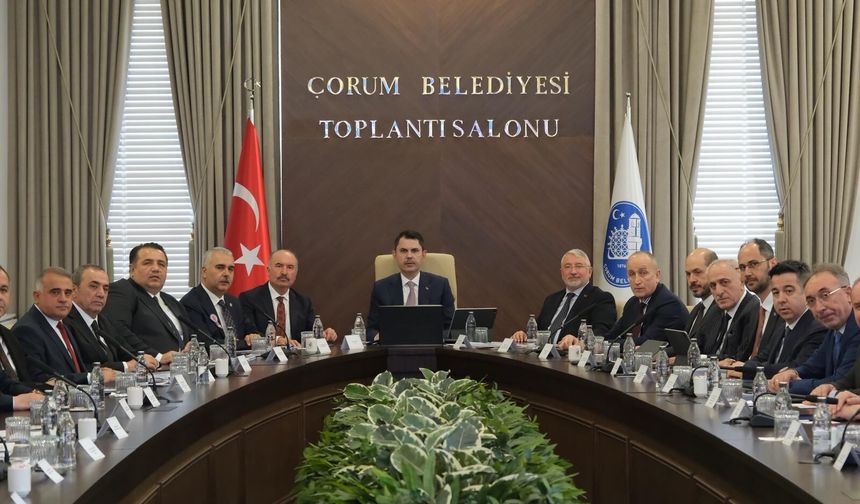 Çorum’un Geleceği Bu Toplantıda Konuşuldu