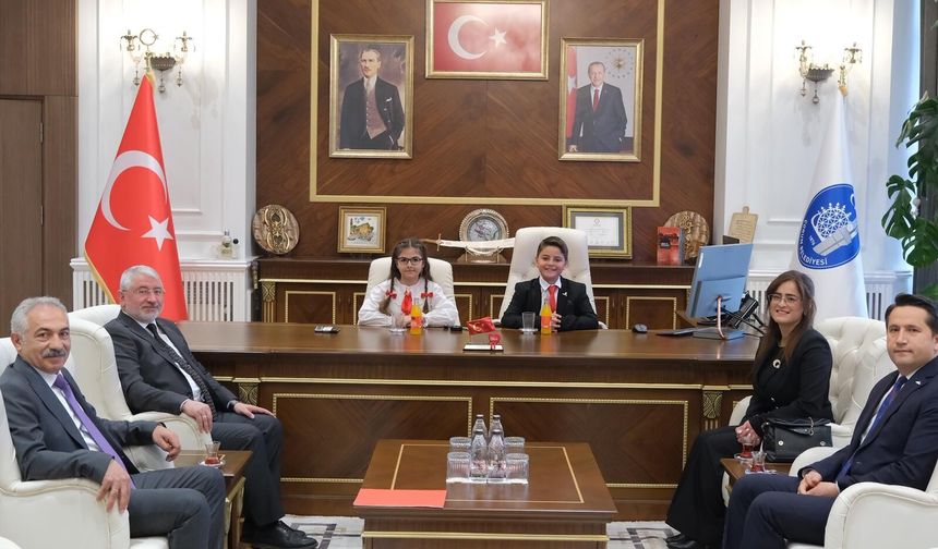 Başkanlık Koltuğu Çocuklara Emanet