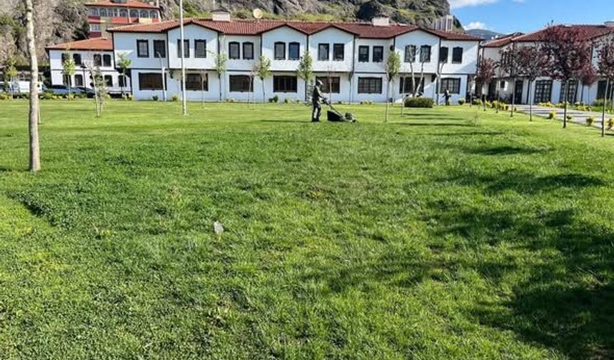 Osmancık’ta Yeşil Alanlarda Bakım Seferberliği