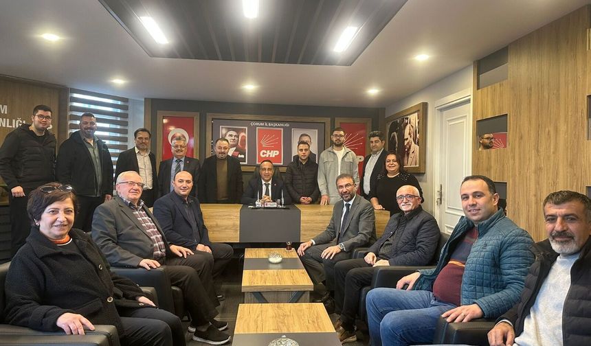 Tolga Sağ’dan CHP’ye Ziyaret