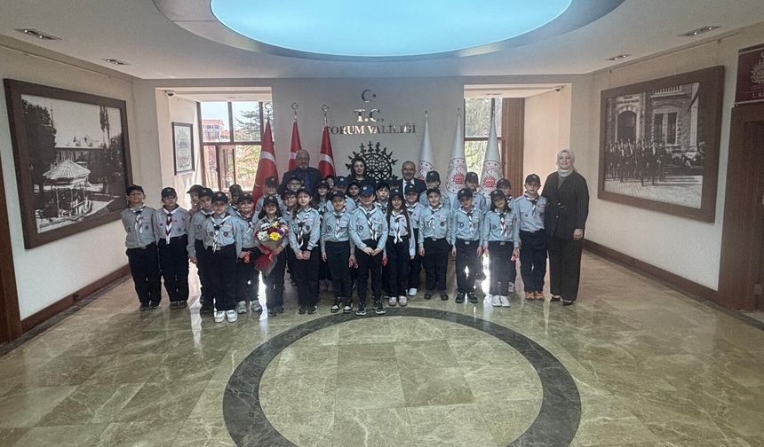 Çorum’da Minikler Yönetimi Yerinde Öğrendi