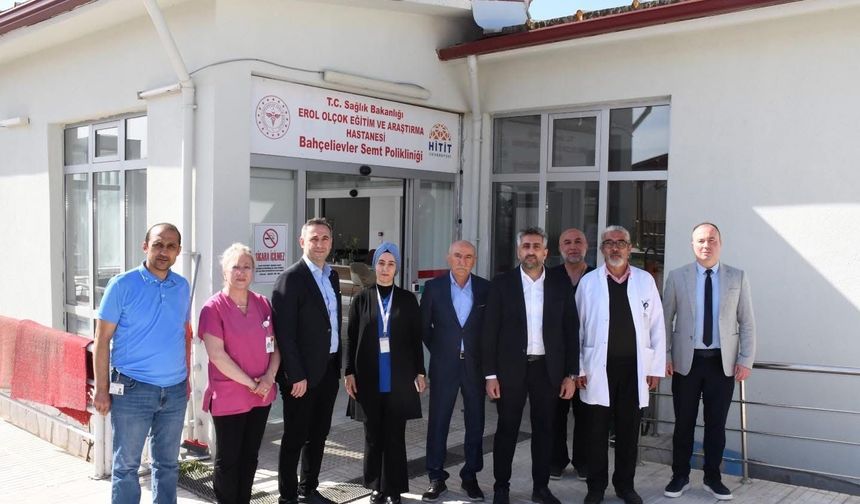 Başhekim Gömeç’ten Dış Birimlere Ziyaret