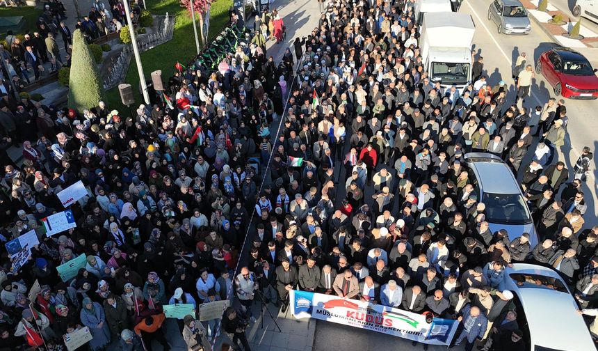 Çorum’da Gazze İçin Miting Gerçekleştirildi: “Zulme Sessiz Kalmayacağız”
