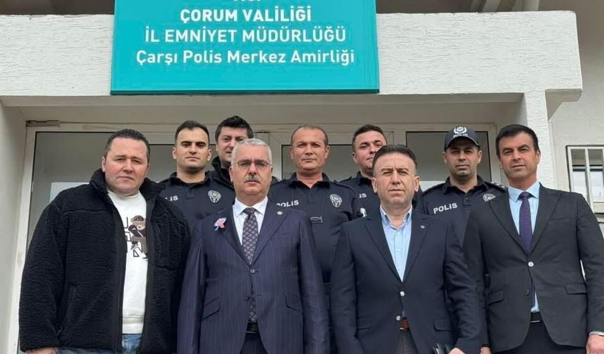 Milletvekili Ahlatcı: "Çorum’un Huzuru Ve Güvenliği İçin Gece Gündüz Demeden Çalışan Kahramanlarımızın Yanındayız"