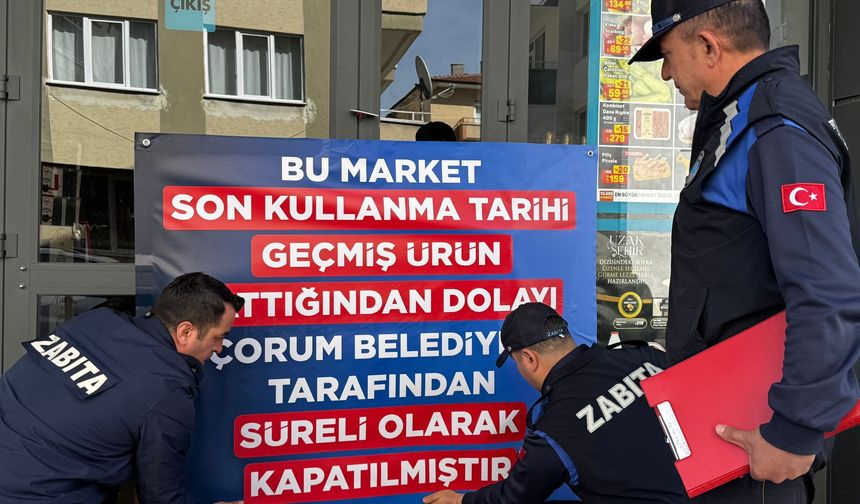 Zabıta Affetmedi! O Ürünleri Satan Market Kapatıldı