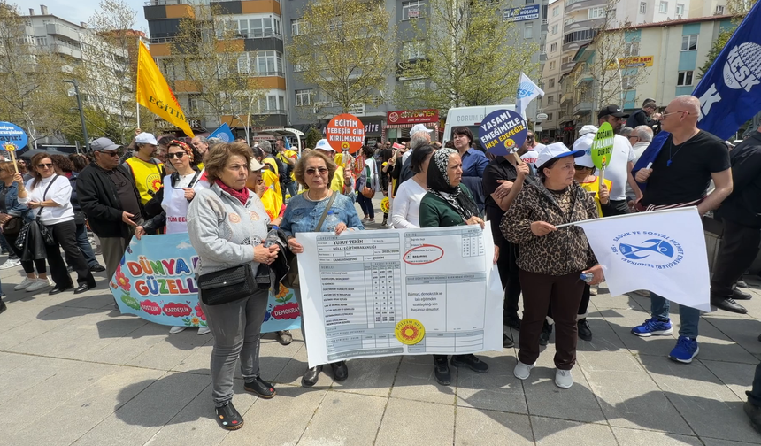 1 Mayıs’ta “Yusuf Tekin Karnesi” Gerginliği: Pankarta Polis Engeli