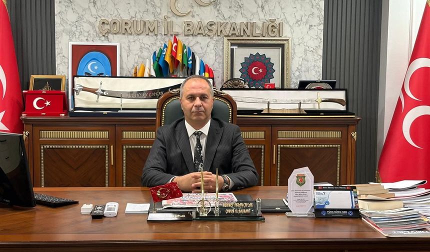 Mehmet İhsan Çıplak: “3 Mayıs, Milliyetçi Mücadelenin Simgesidir”