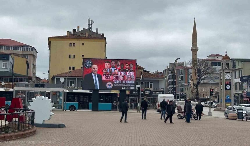 Çorum FK Heyecanı Meydana Taşınıyor! Play-Off Maçı Dev Ekranda Yayınlanacak