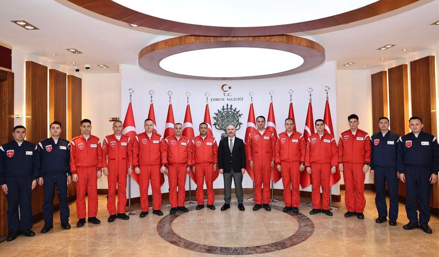 Türk Yıldızları Çorum’da