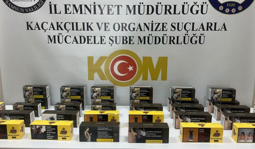 Kaçak Sigara Operasyonunda 6 Bin 400 Makaron Ele Geçirildi