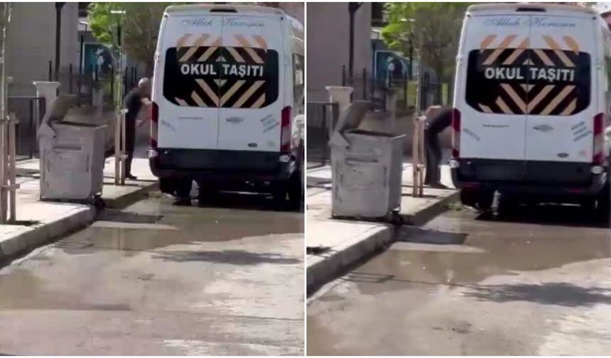 Camiden Hortum Çekip Foşur Foşur Araç Yıkadı