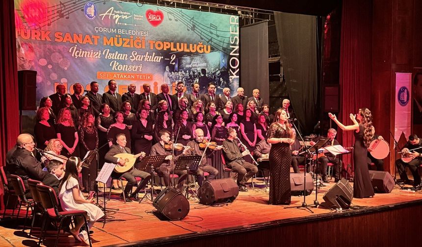 Çorum Belediyesi TSM Topluluğu’ndan Unutulmaz Gece