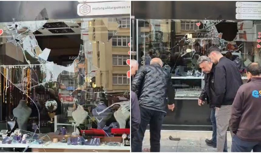 Gümüşçünün Camını Kırıp Vitrindeki Ürünlerle Kaçtılar