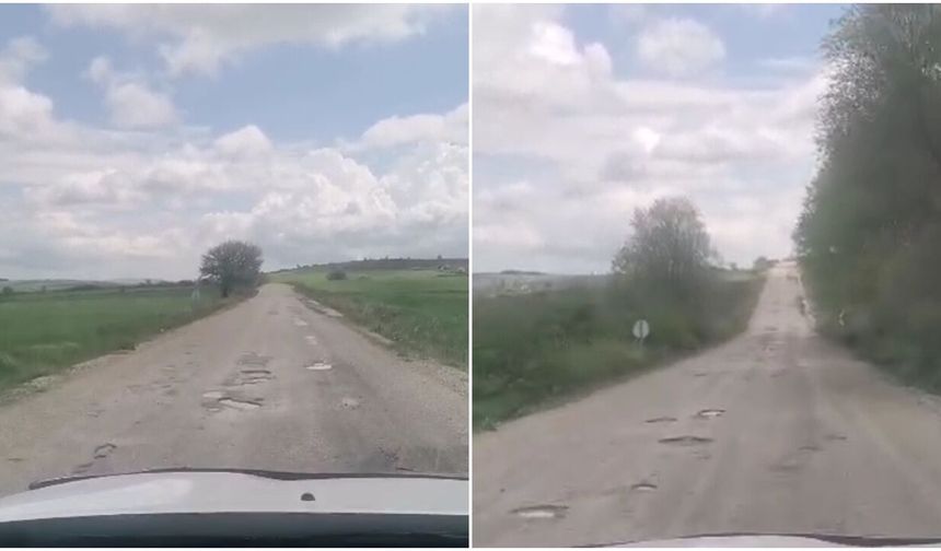 Geçen Yıl Yapıldı, Bu Yıl Çukura Döndü! Eski Mecitözü Yolu Sürücüleri İsyan Ettirdi