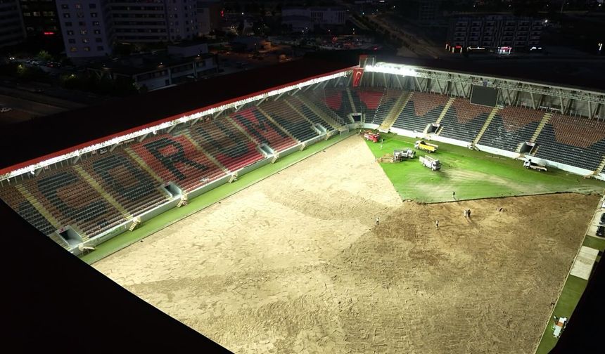Süper Lig Öncesi Şehir Stadyumu Baştan Sona Yenileniyor