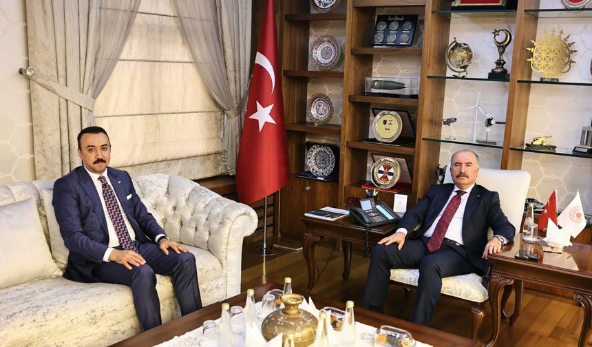 Kaymakam Pelvan’dan Vali Çalgan’a Ziyaret