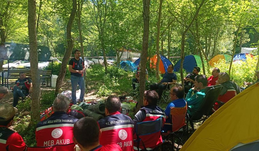 MEB AKUB Ekipleri Afetlere Yeşilgöl'de Hazırlandı
