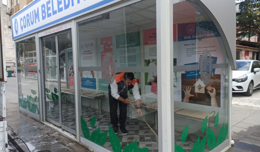 Çorum Belediyesi’nden Duraklarda Konfor Hamlesi