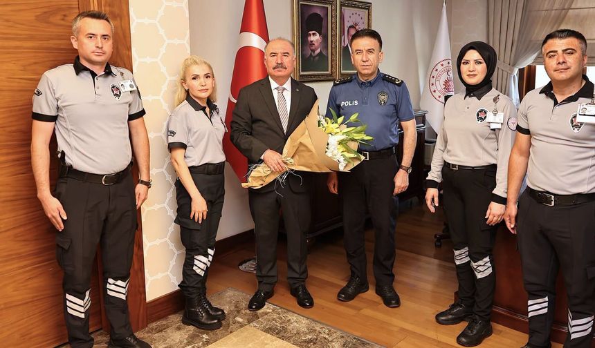 Özel Güvenlik Haftası Kapsamında Vali Ali Çalgan'a Ziyaret