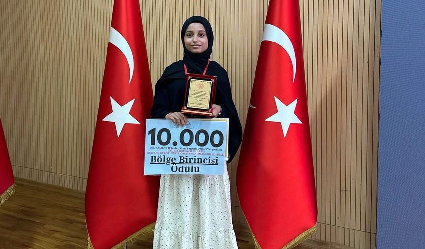 Çorumlu Lise Öğrencisi Bölge Birincisi Oldu