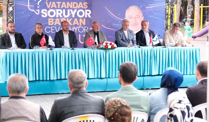 Başkan Aşgın Pirbaba Parkı’nda Vatandaşlarla Buluştu